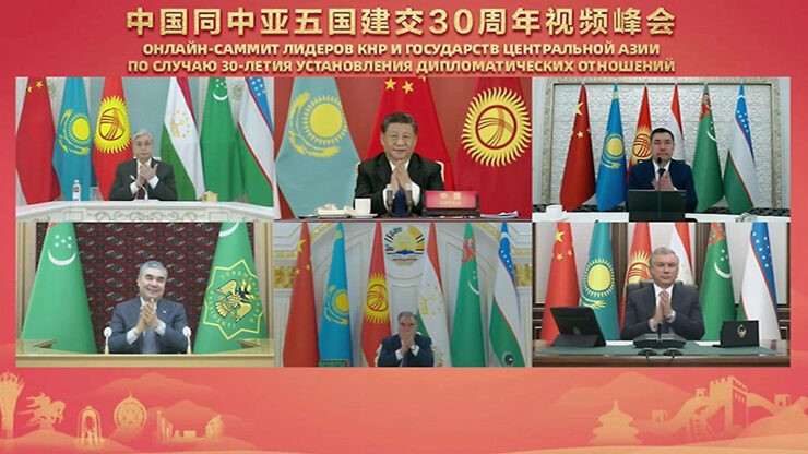 Президент Туркменистана принял участие в саммите Глав государств ЦА и КНР