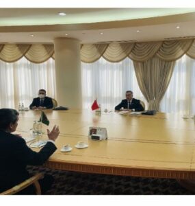 Head of the Ministry of Foreign Affairs of Turkmenistan and the Ambassador of the People's Republic of China meet
