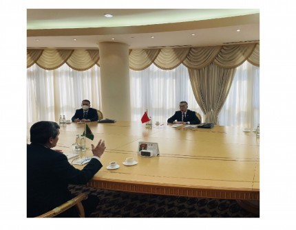 Head of the Ministry of Foreign Affairs of Turkmenistan and the Ambassador of the People's Republic of China meet