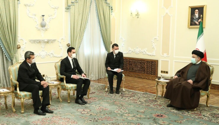 Iranian President Receives Government Delegation of Turkmenistan