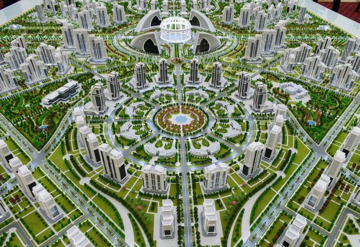 Туркменистан реализует проект развития зеленых городов