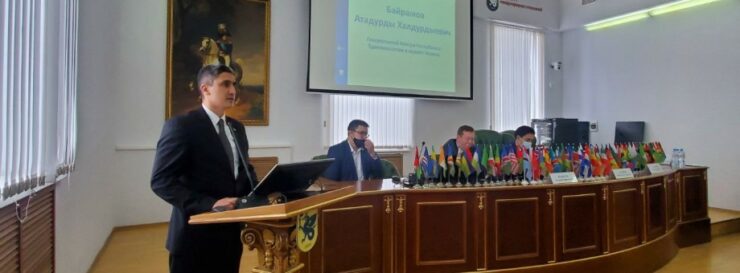 The Consul General of Turkmenistan in Kazan took part in the events dedicated to the Russian Diplomat's Day at IMO KFU.