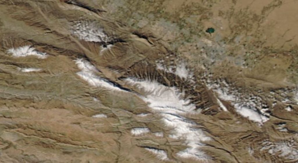 В Копетдаге выпал первый снег