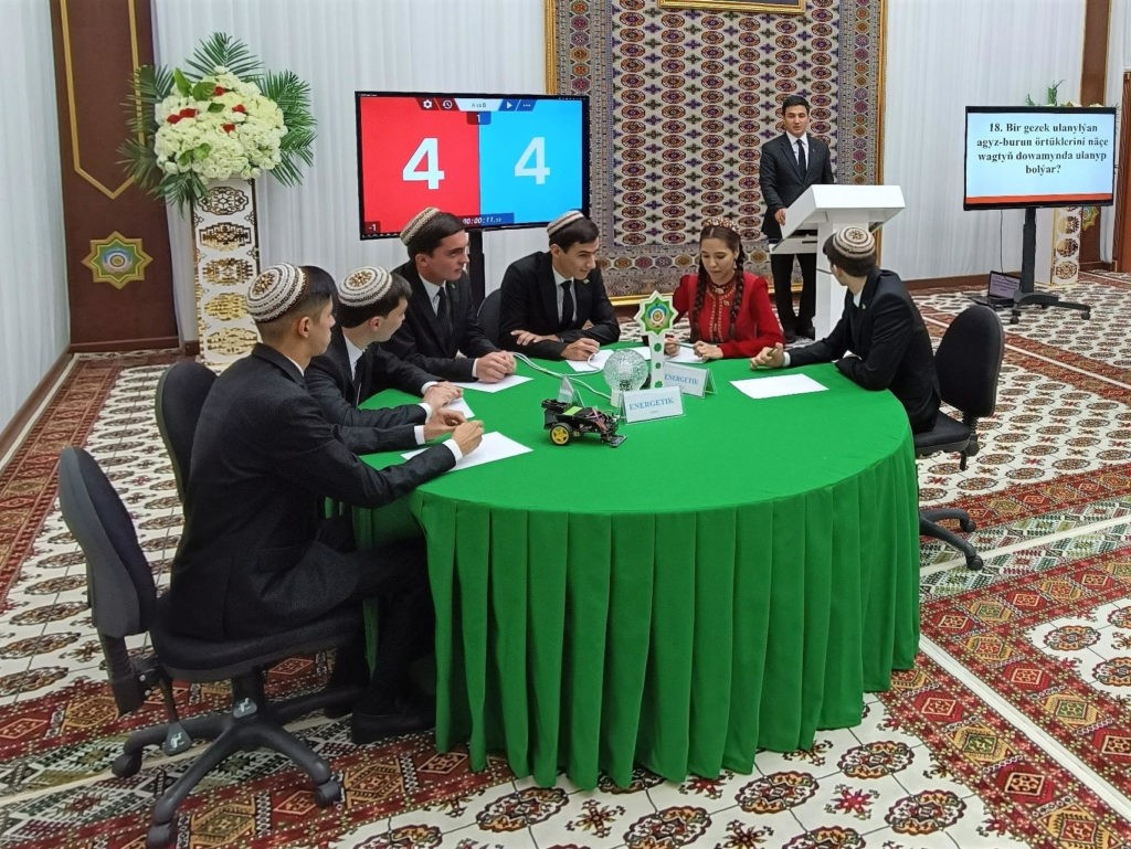 В Туркменистане прошла интеллектуальная викторина на тему COVID-19