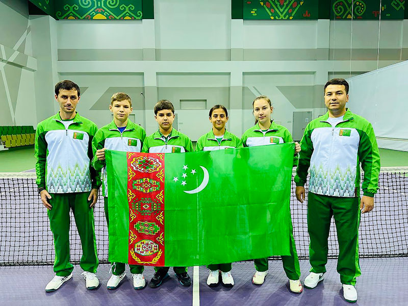 Теннисисты из Туркменистана завоевали серебро на отборочном турнире первенства Азии